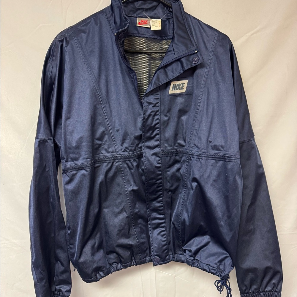 Vintage Nike International Windbreaker Jacket Size M Blue